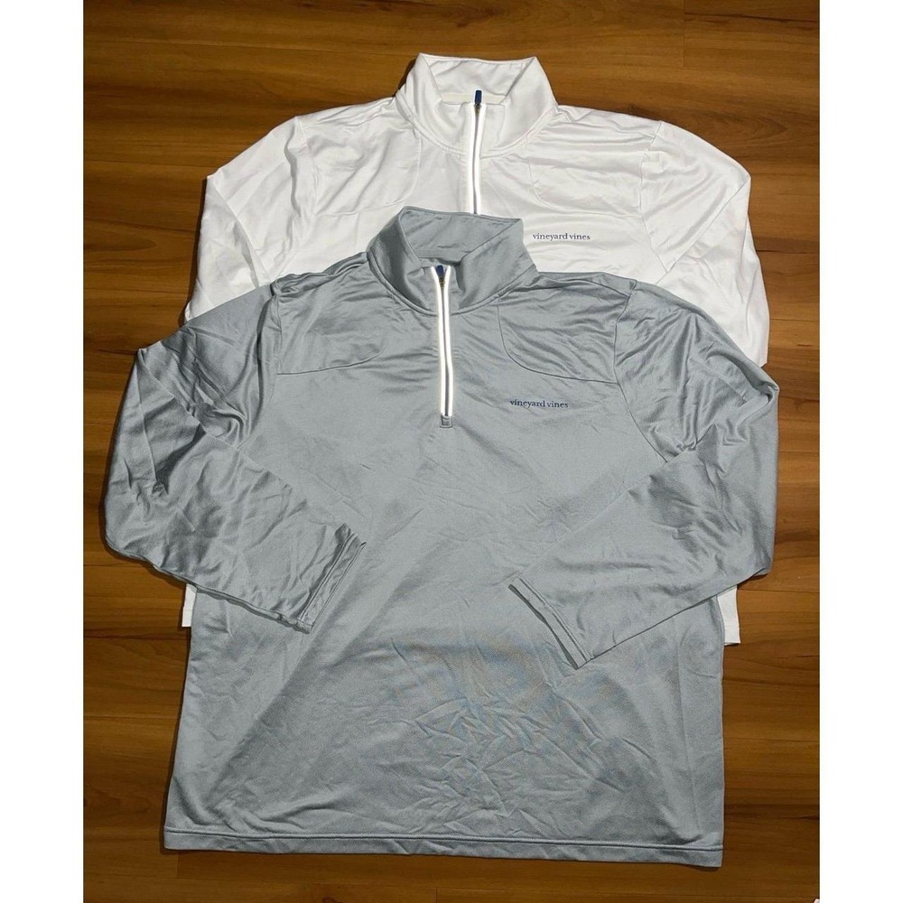 Vineyard Vines Sankaty Performance Quarter Zip Lightweight Pullover Set Of 2